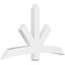 Ekena Millwork Alberta Architectural Grade PVC Gable Bracket, 72"W x 42"H x 4"D x 6"F, 14/12 Pitch GBP072X42X0406ALB00 - alternate 1